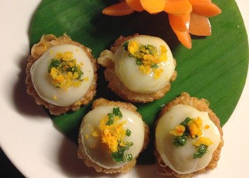Bánh ít ram là món ăn có nguồn gốc từ xứ Huế.