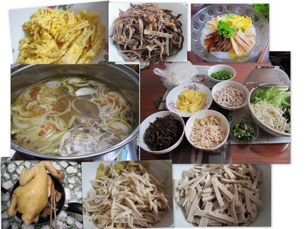 Bún thang Cầu Gỗ
