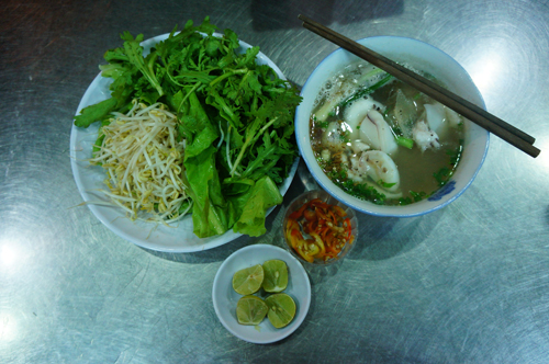 Hủ tiếu mực thịt băm