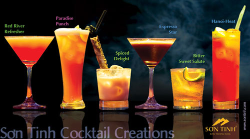 Những ly Sơn Tinh Cocktail mê hoặc phái đẹp