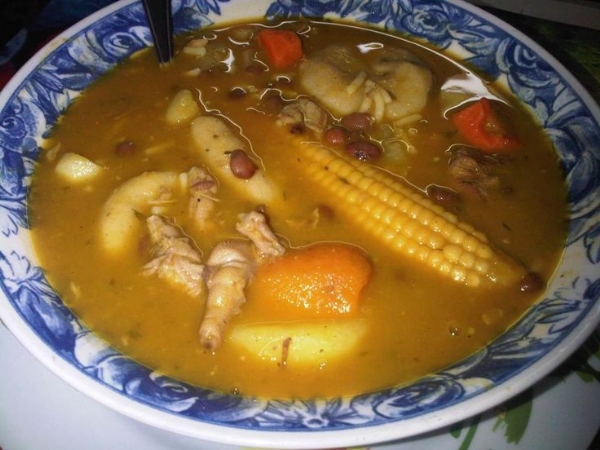 Súp chân gà
