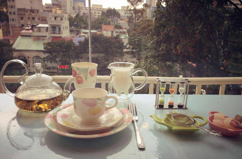 Trà ở Partea - English room