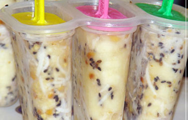 Kem chuối, dừa nạo thơm ngon