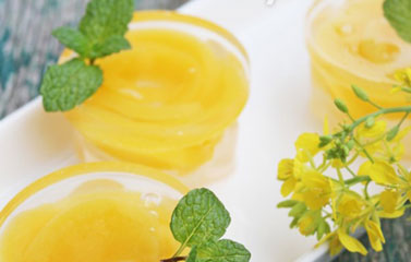 Thạch rau câu đào ngon ngọt