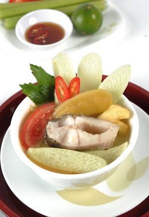 Canh ngon mùa hè : canh cá dọc mùng