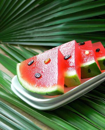 Thạch dưa hấu ngon mắt