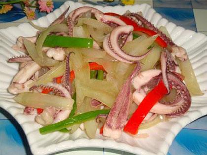 Thơm Lừng Mực Nướng Xiên