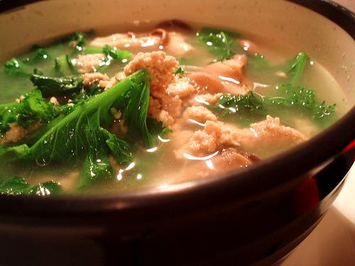 Canh Thịt Bò Nấu Cải Xanh