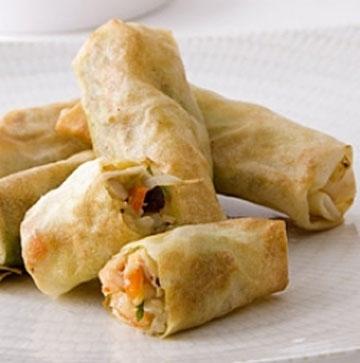 Nem Tôm, Thịt Gà, Bắp Cải