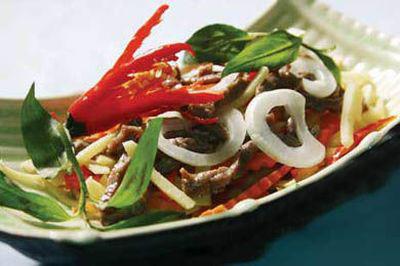 Gỏi Bò Măng Tươi