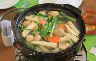 Lẩu chay cho ngày rằm tháng 7