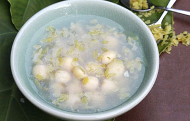 Chè hạt sen và cốm
