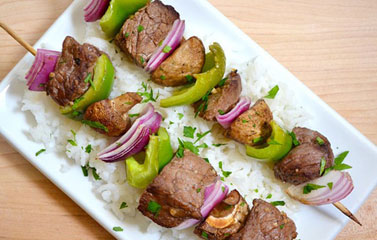 Bò nướng xiên ngon khó cưỡng