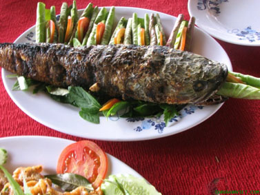 Chiều nay làm cá nướng