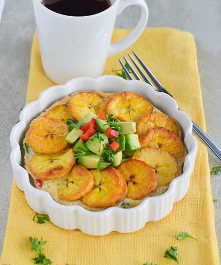 Ăn vặt với chuối trứng nướng 9