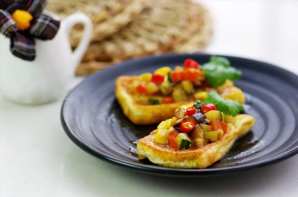 Đậu phụ chiên ngũ sắc bắt mắt và thật ngon 20