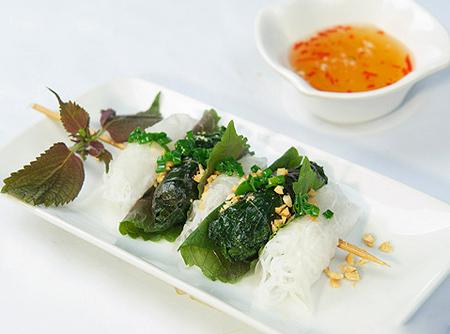 Cách làm món bò nướng lá tía tô thơm ngon