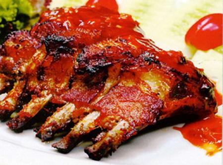 Cách làm món sườn bò nướng sả ớt