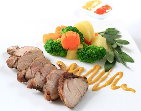 Cách làm món thăn heo nướng tỏi ngon miệng