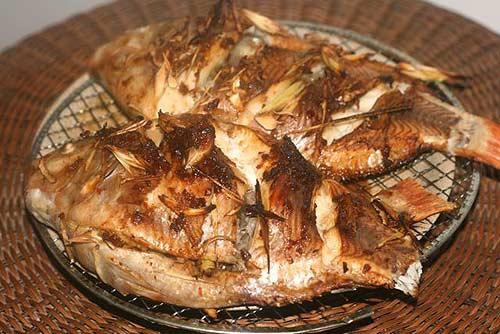 Cách nướng món cá điêu hồng với gừng sả