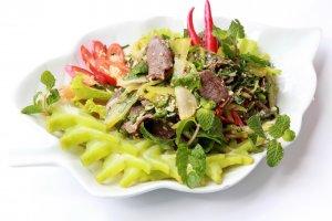 Chế biến món bò bóp thấu
