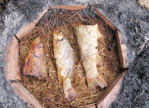 Đặc sản Nam Định: Cá nướng úp chậu