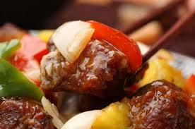 Sườn chay rim mật ong