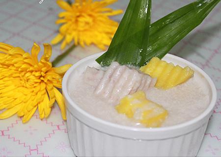 Trời lạnh làm chè khoai môn cốt dừa