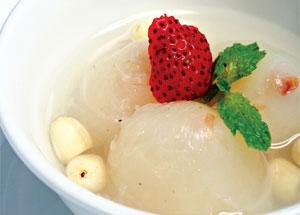 Vải rẻ ta đem nấu chè