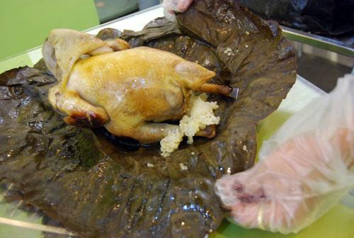 Món ngon cho bà bầu: Gà nhồi xôi 