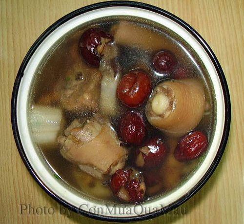 Đuôi Heo Hầm Thuốc Bắc