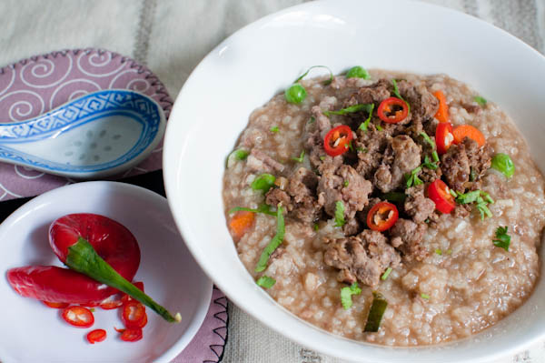 Cháo bò bằm